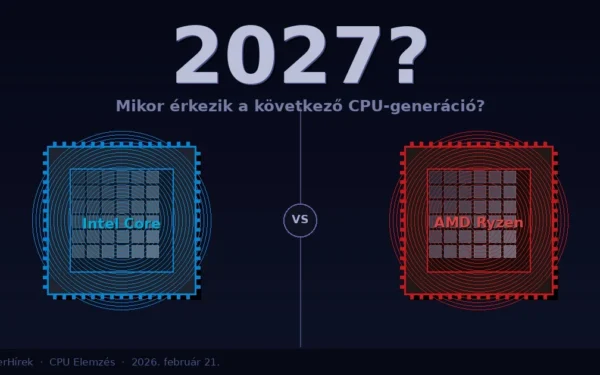 AMD Zen 6 és Intel Nova Lake: 2027-re csúszhat a következő nagy CPU-generáció