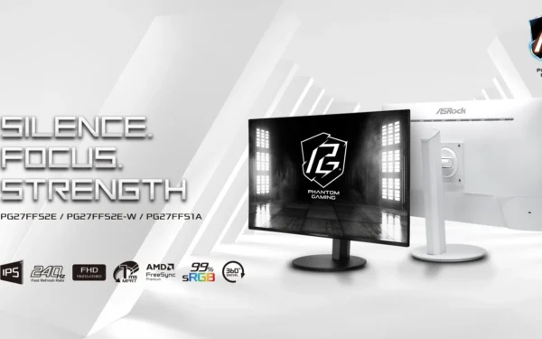 ASRock: Ergonomikus Phantom Gaming IPS monitorkínálatát, akár 240 Hz-cel