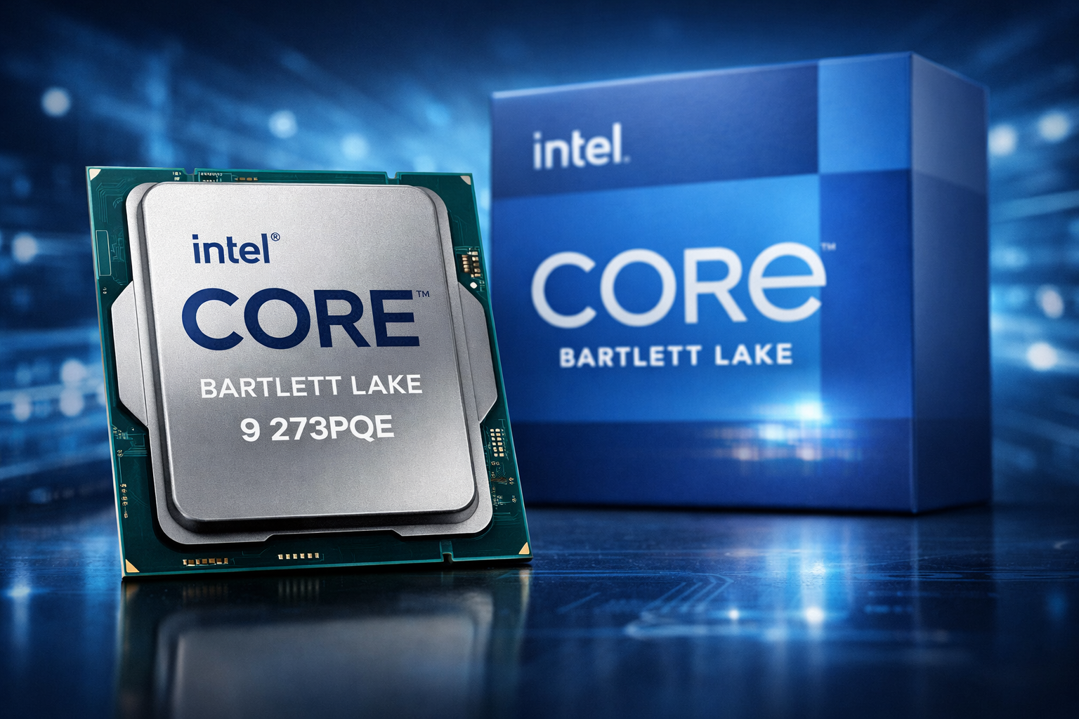Intel Bartlett Lake Core 9 273PQE vs 14900K: -22% teljesítmény, de fele annyi mag