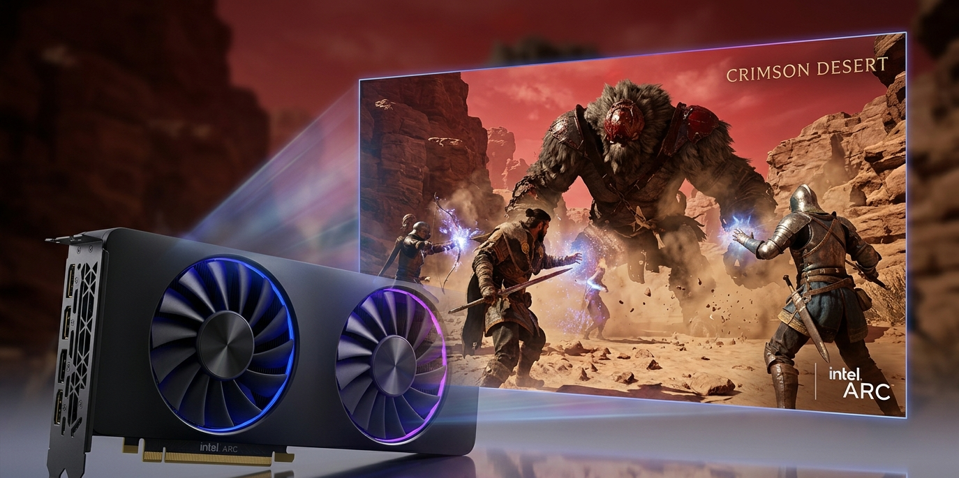 Pearl Abyss bejelentette: jön a Crimson Desert támogatás az Intel Arc GPU-kon
