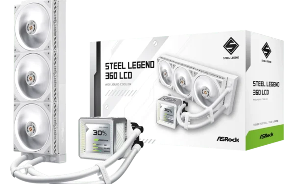 ASRock Steel Legend 360 LCD 360mm AIO folyadékhűtő teszt: Középkategóriás LCD AIO, amely jól hűt