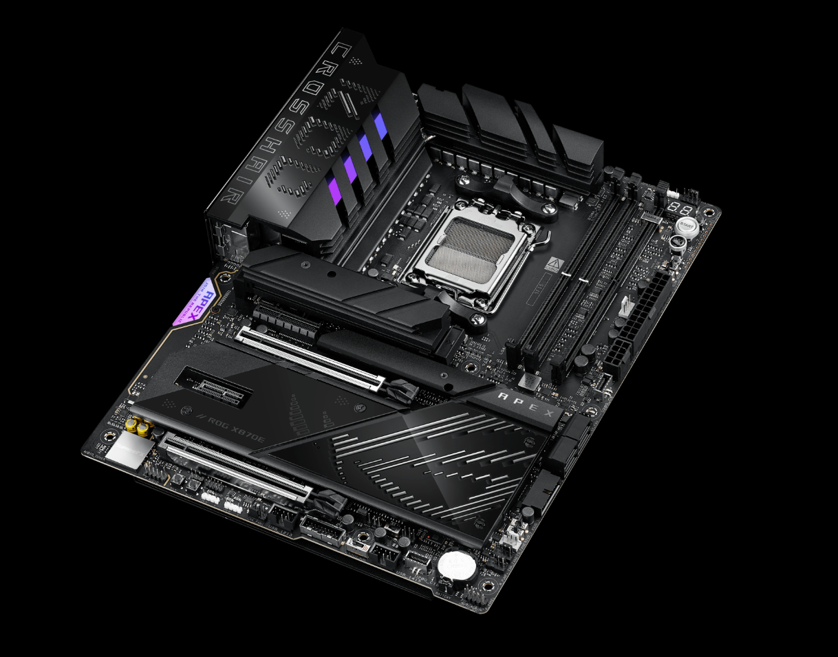ASUS ROG X870E APEX lenyűgöző DDR5-8800 CL32 túlhajtással az AMD Ryzen 9 9950X3D2 CPU mellett