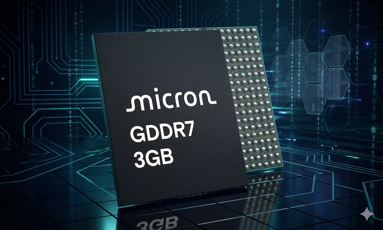 Micron 3 GB-os GDDR7 memóriát céloz a következő GPU-khoz