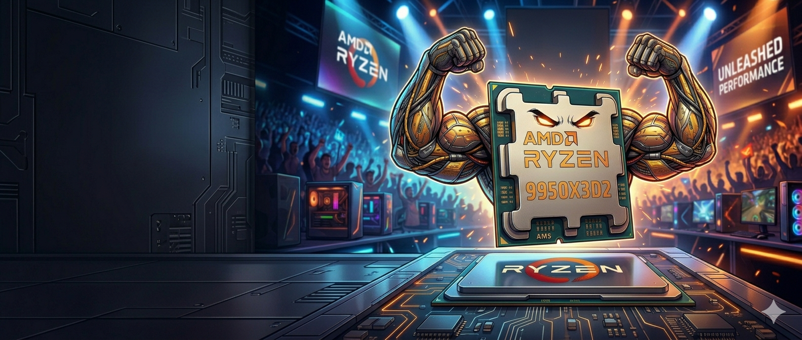 AMD Ryzen 9 9950X3D2 teszt: Dupla cache, szerény előny, magas ár