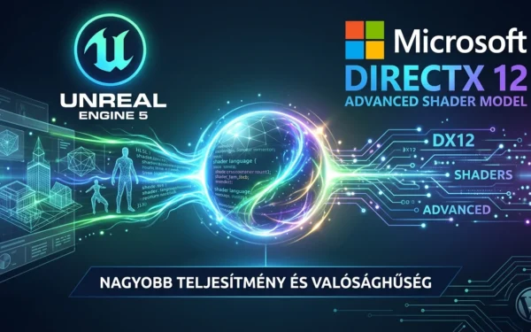 Az Unreal Engine 5 megkapja a Microsoft DirectX 12 Advanced Shader programozási modelljét