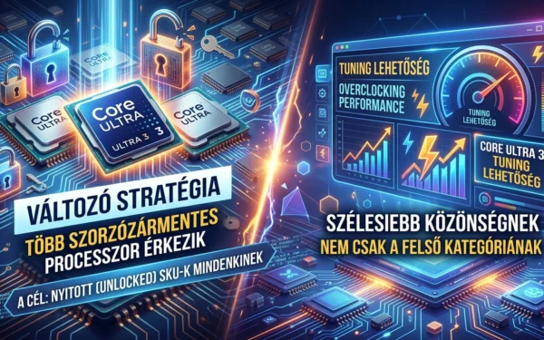 Olcsóbb lesz a tuning: az Intel kiterjesztheti az overclockingot a belépőkategóriára
