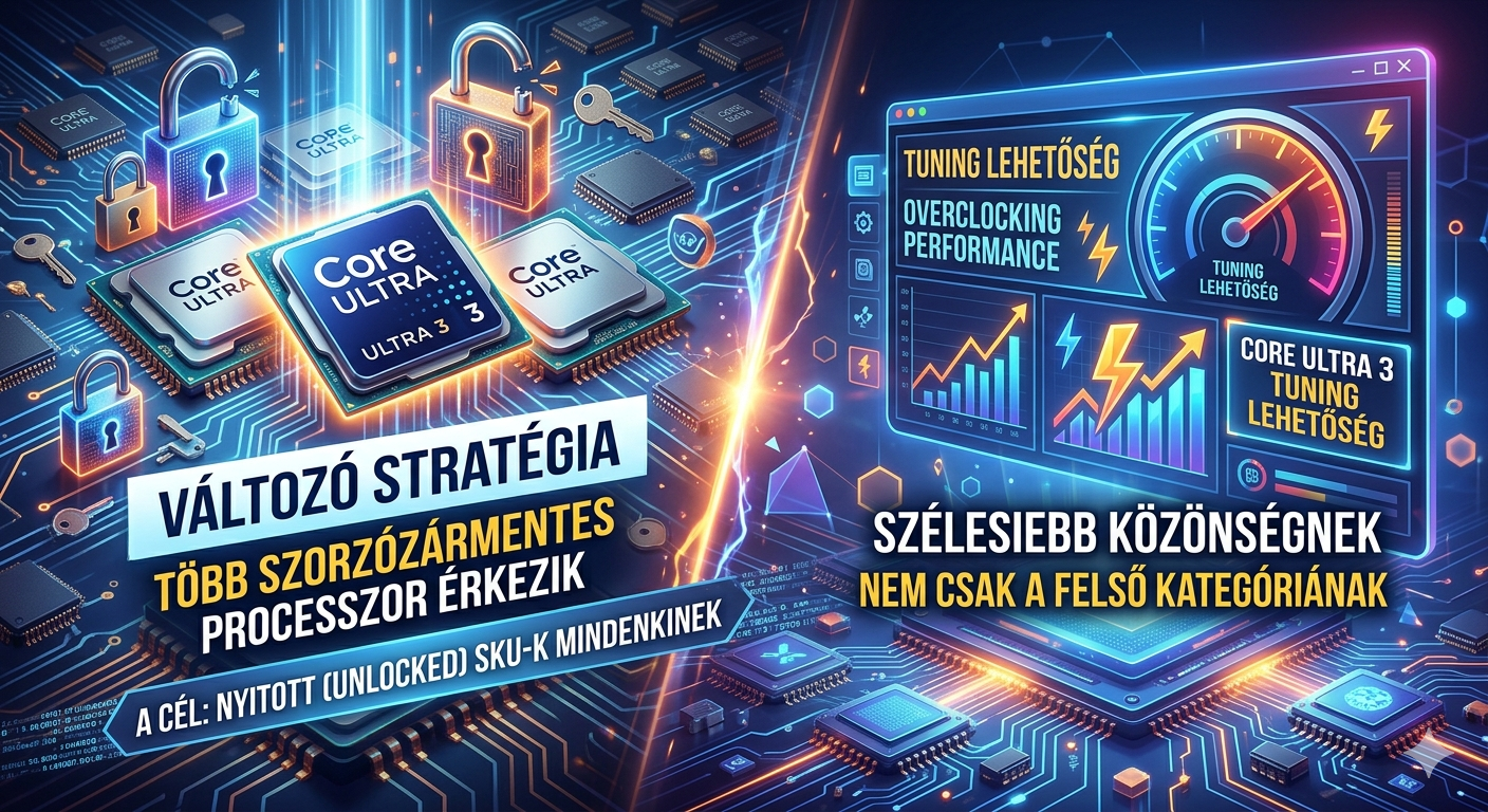 Olcsóbb lesz a tuning: az Intel kiterjesztheti az overclockingot a belépőkategóriára