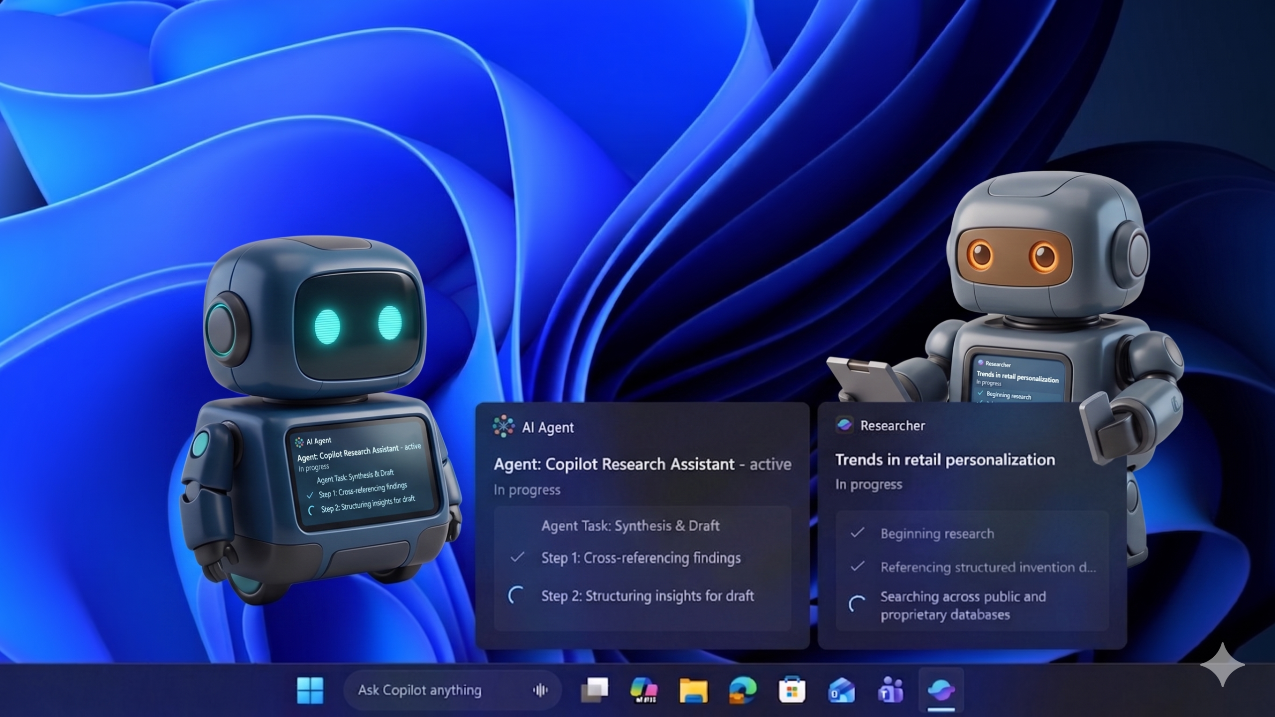 Microsoft AI-ügynököket hozna a Windows 11-re