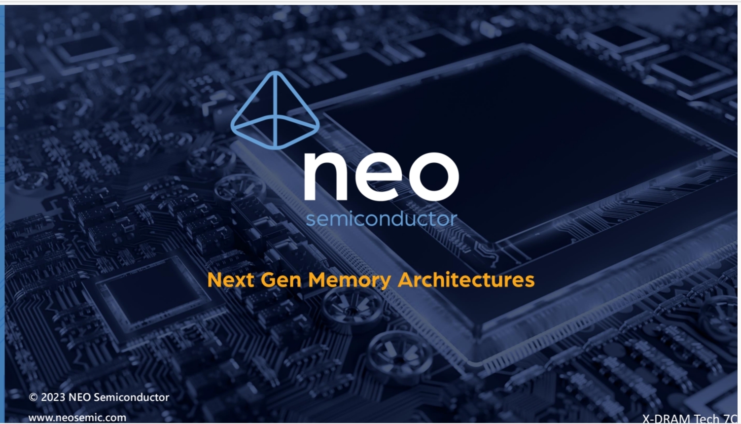 Áttörést hozhat az AI-piacon a NEO Semiconductor 3D X-DRAM technológiája