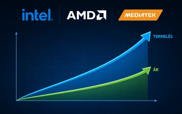 Intel, AMD és MediaTek is növeli a CPU-termelést, de az árak tovább emelkednek
