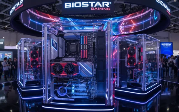 BIOSTAR a Computex 2026-on: alaplapok, VGA-k, SSD-k és edge AI rendszerek