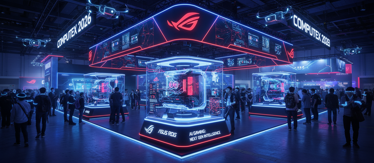 ASUS és ROG a Computex 2026-on: AI PC-k és 20 éves gamer jubileum