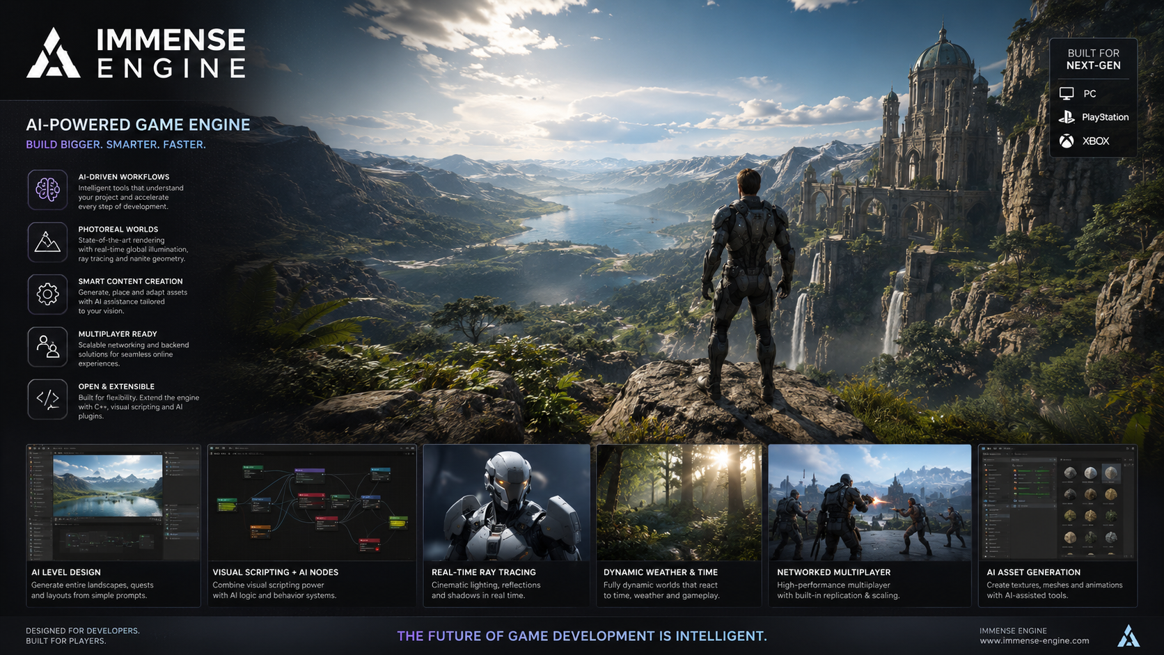 Jön az európai Unreal Engine-gyilkos? MI-alapokon épül az Immense Engine