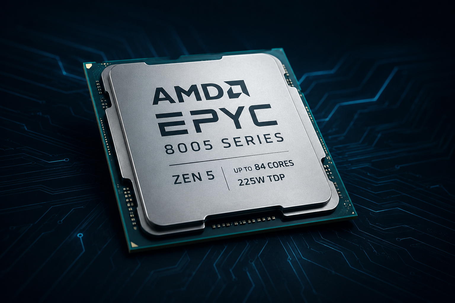 Megérkezett az AMD EPYC 8005: akár 84 Zen 5 mag 225 wattos TDP mellett