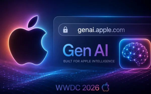 Valami készül az Apple-nél: új „genai” aldomain bukkant fel a WWDC előtt