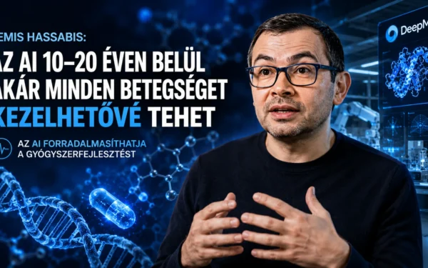 Demis Hassabis: az AI 10–20 éven belül akár minden betegséget kezelhetővé tehet