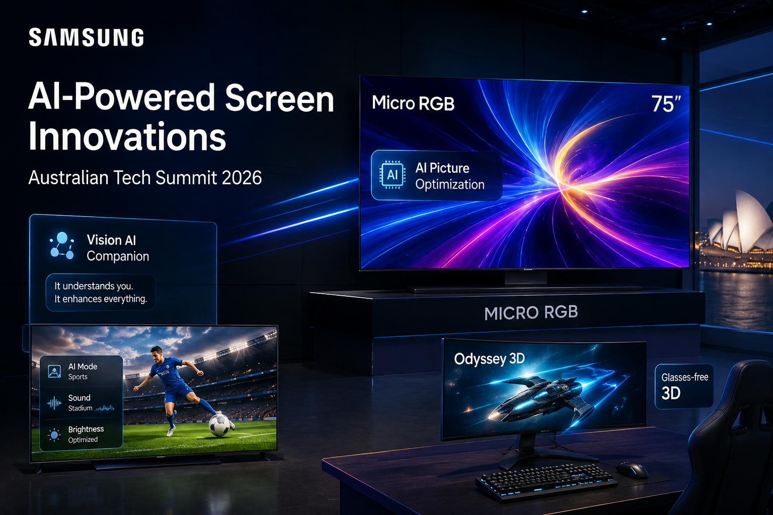 Samsung: az AI lehet a következő nagy fegyver a tévék és gamer monitorok piacán