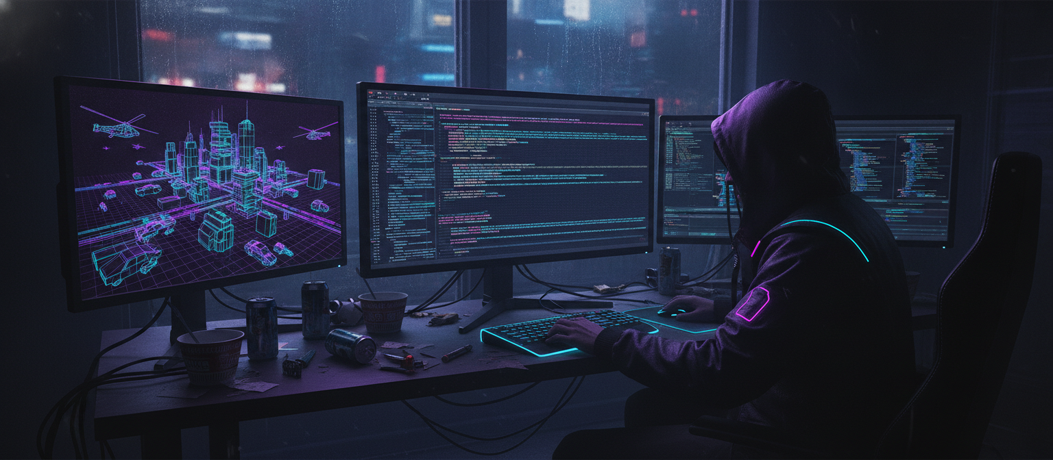 Egy egyéni fejlesztő megunta a várakozást, és mesterséges intelligenciával építi meg a saját GTA 6-ját