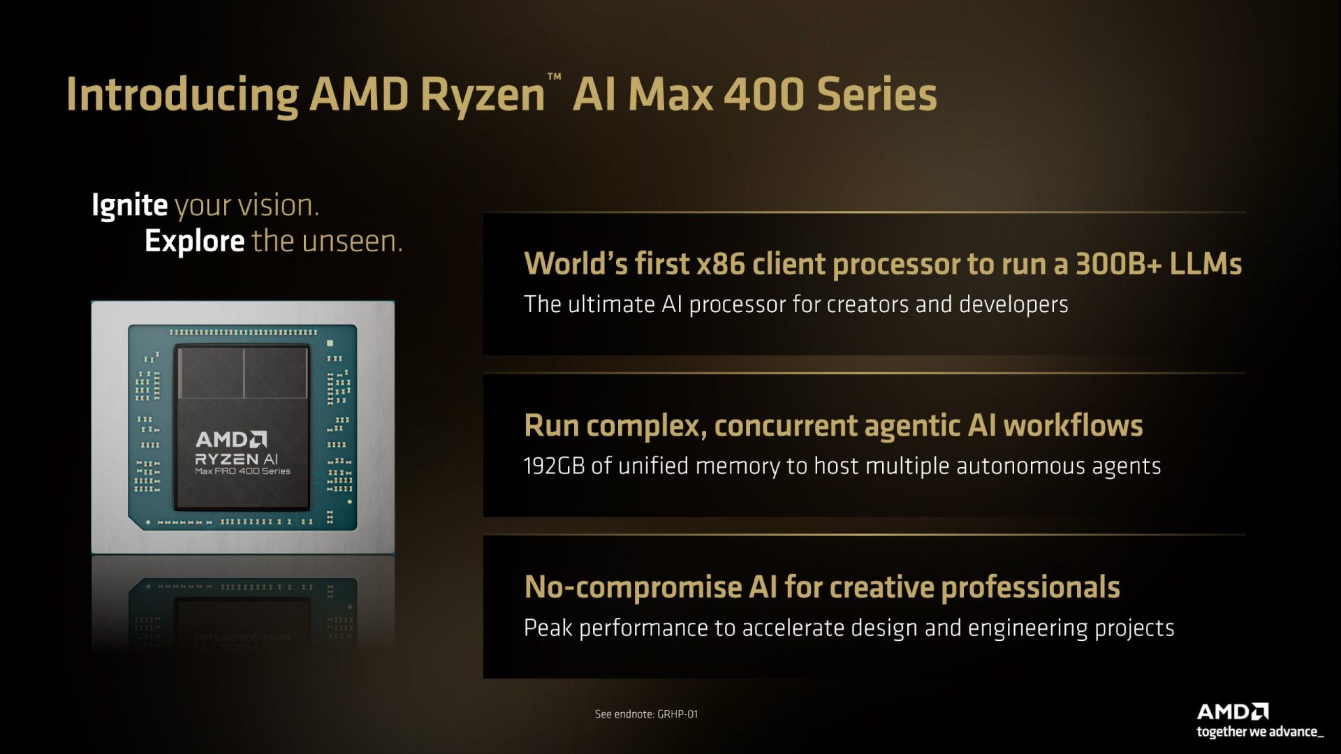 AMD MAX 400 slide