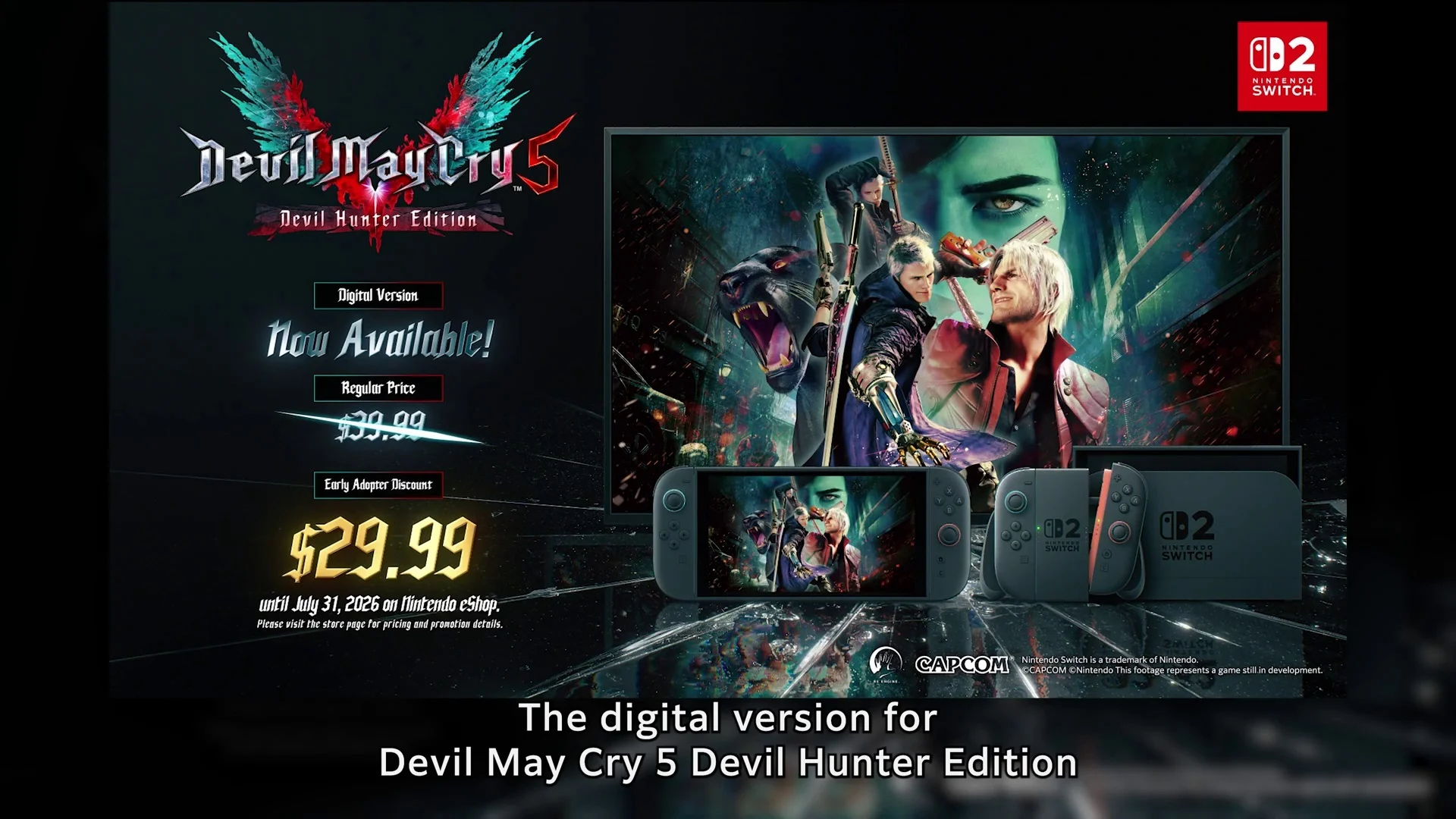 Devil May Cry 5 Nintendo Switch 2 képkocka