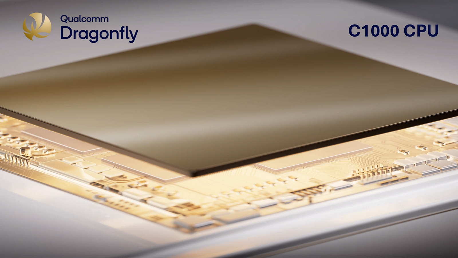 A Qualcomm Dragonfly C1000 szerverprocesszor hivatalos bemutatóképe