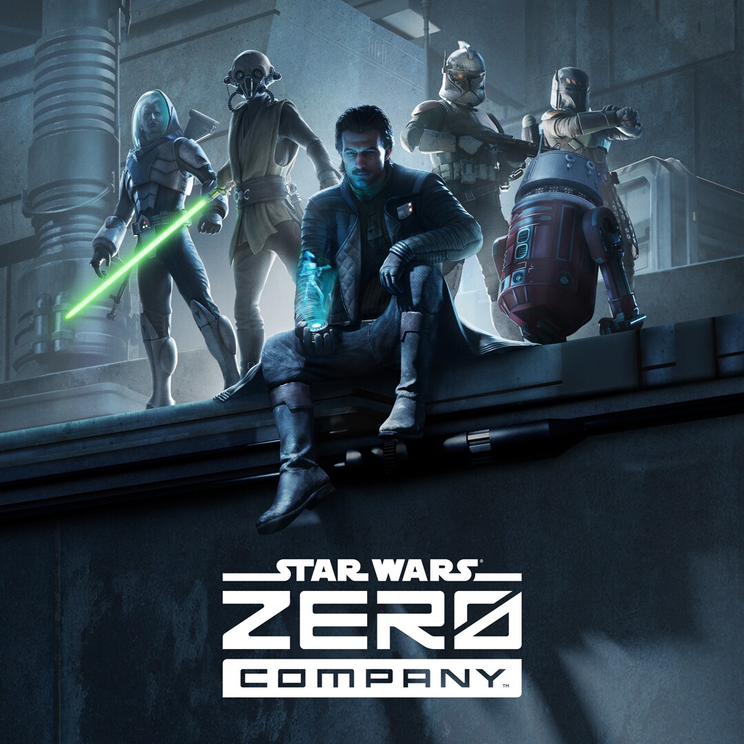 Star Wars Zero Company hivatalos key art a főbb szereplőkkel