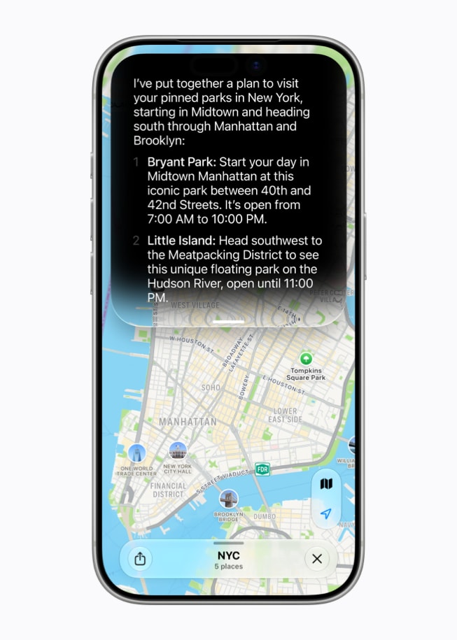 Apple Intelligence Siri funkció iPhone-on