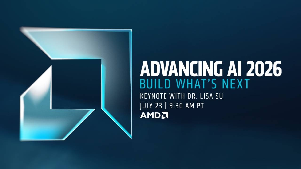 Az AMD Advancing AI 2026 keynote hivatalos előnézeti képe
