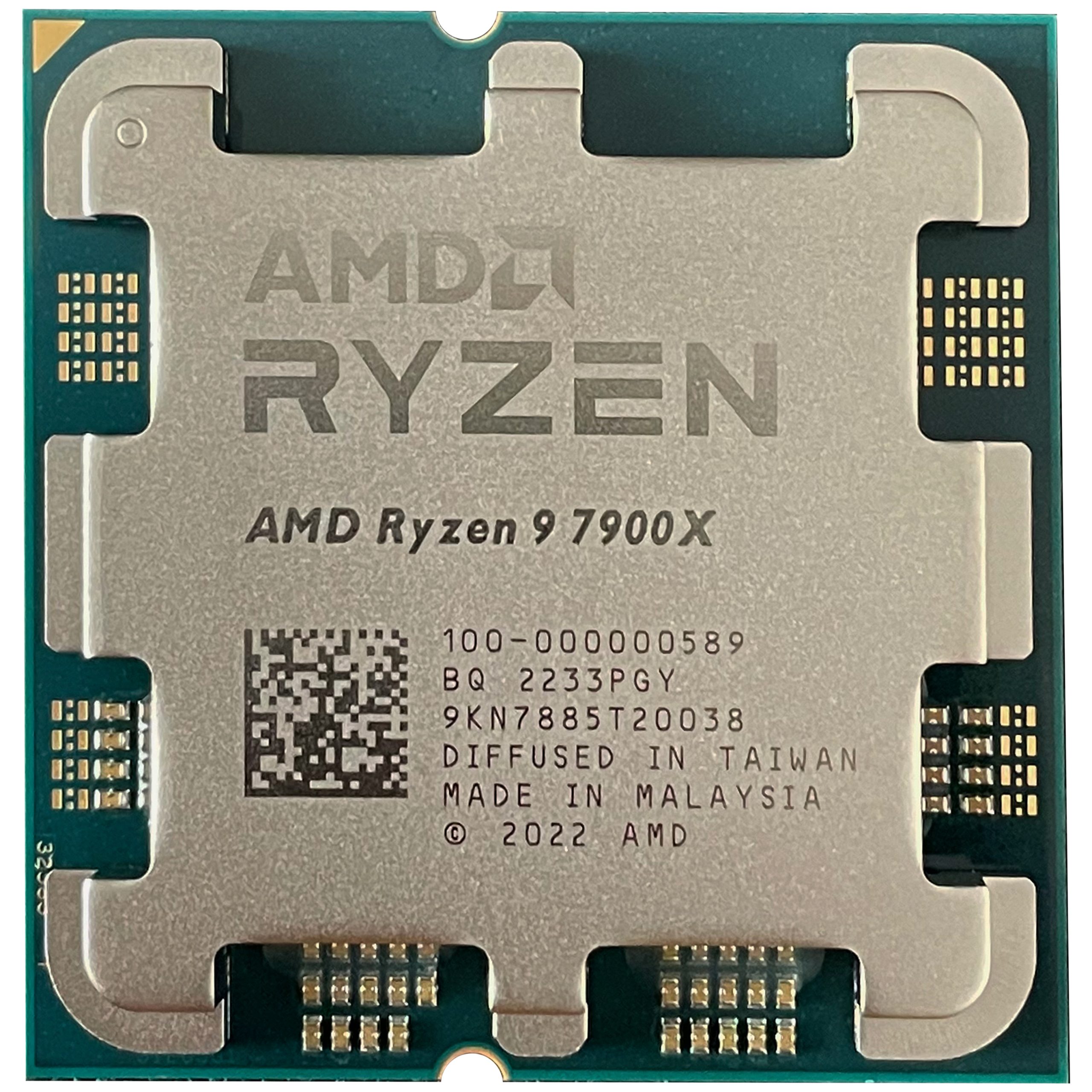Valódi AMD Ryzen processzor reprezentatív fotója