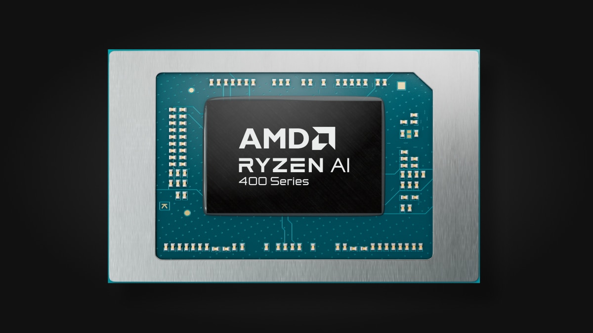AMD Ryzen AI 400 sorozat hivatalos termékképe