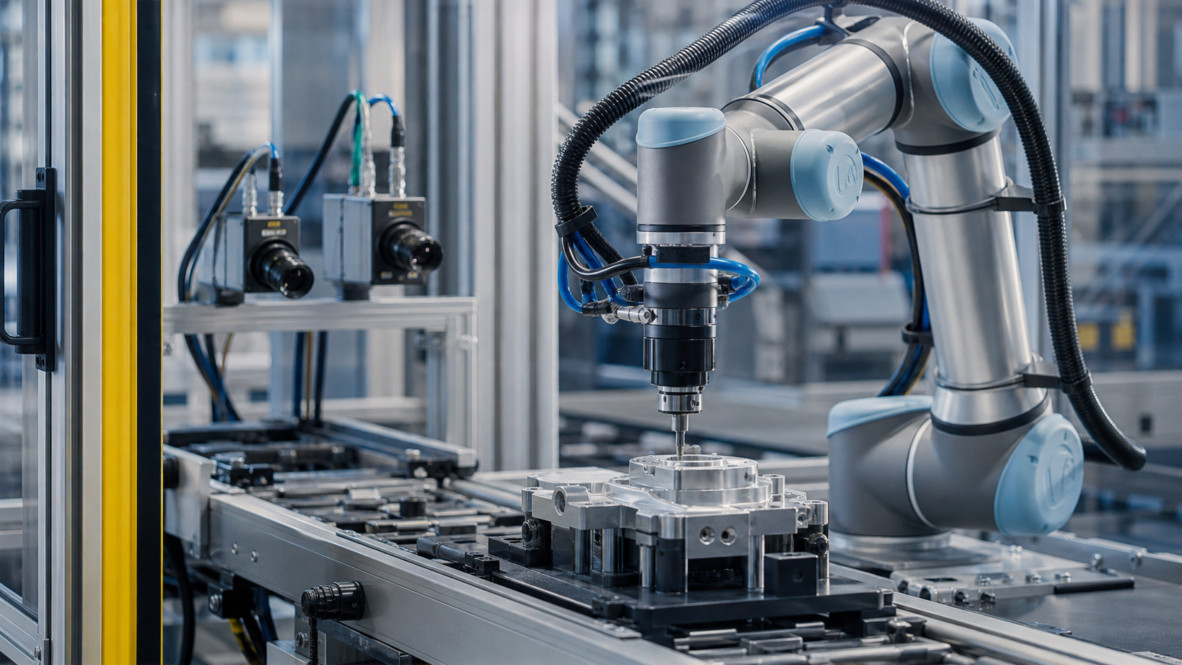 Ipari robot és gépi látás edge AI környezetben