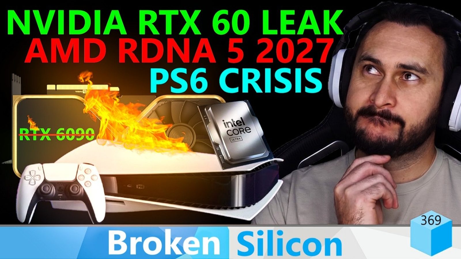 RTX 60 késés, RDNA 5-es esély és PS6 lemezvita: a Broken Silicon 369 fő témái
