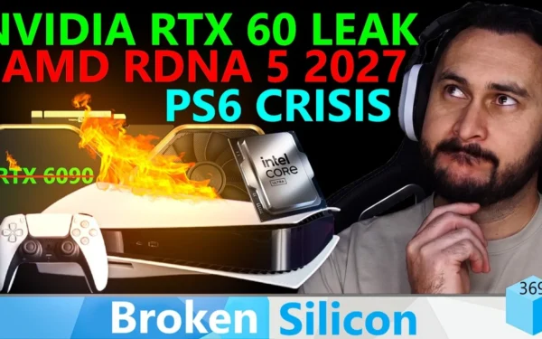 RTX 60 késés, RDNA 5-es esély és PS6 lemezvita: a Broken Silicon 369 fő témái