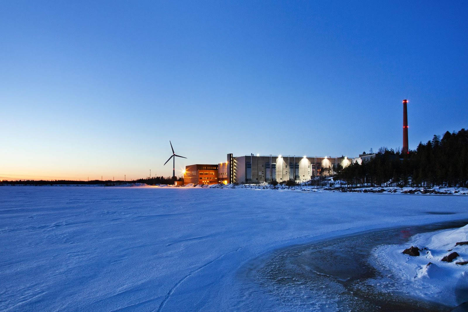 A Google Hamina adatközpontja Finnországban