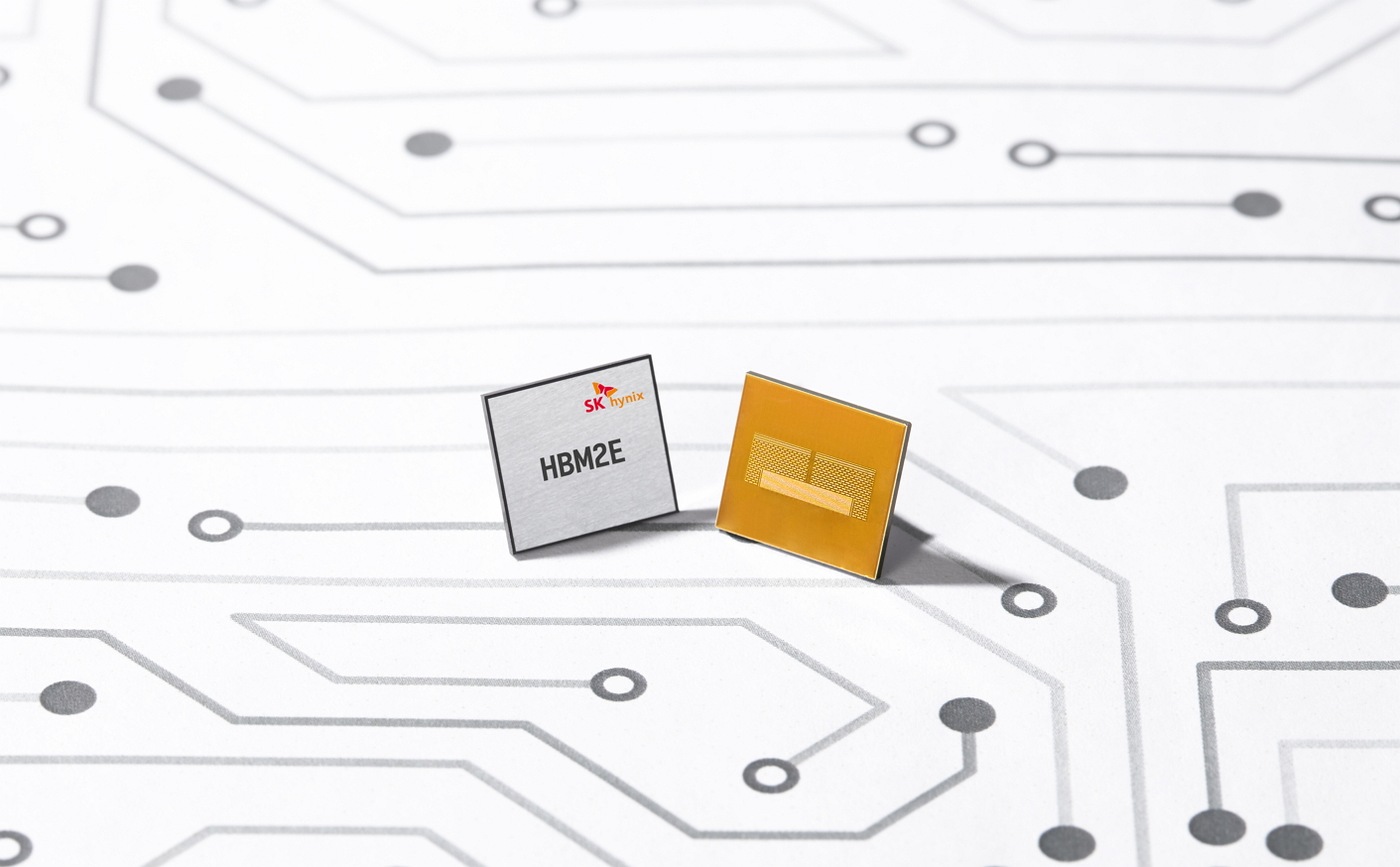 SK hynix HBM memórialapkák termékfotója