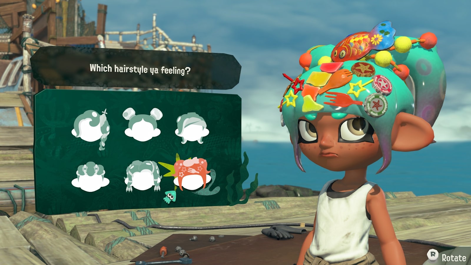 Karakter testreszabása a Splatoon Raiders játékban