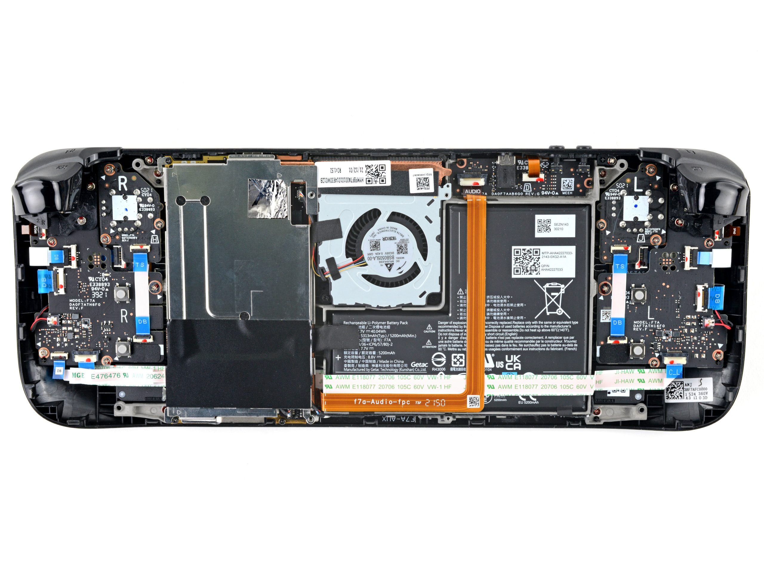 Steam Deck LCD akkumulátorcsere az iFixit útmutatójában