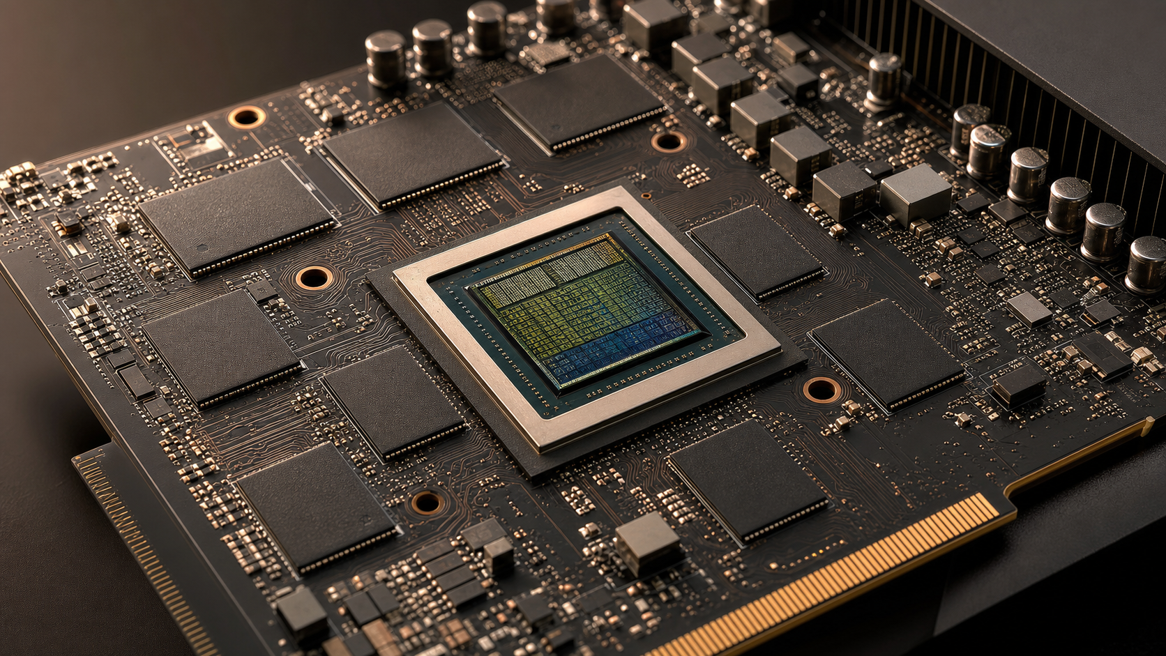 GPU körüli VRAM memóriachipek