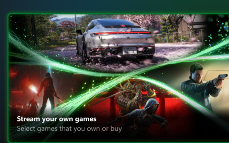 Xbox felhos jatek sajat jatekokkal reklamok mellett