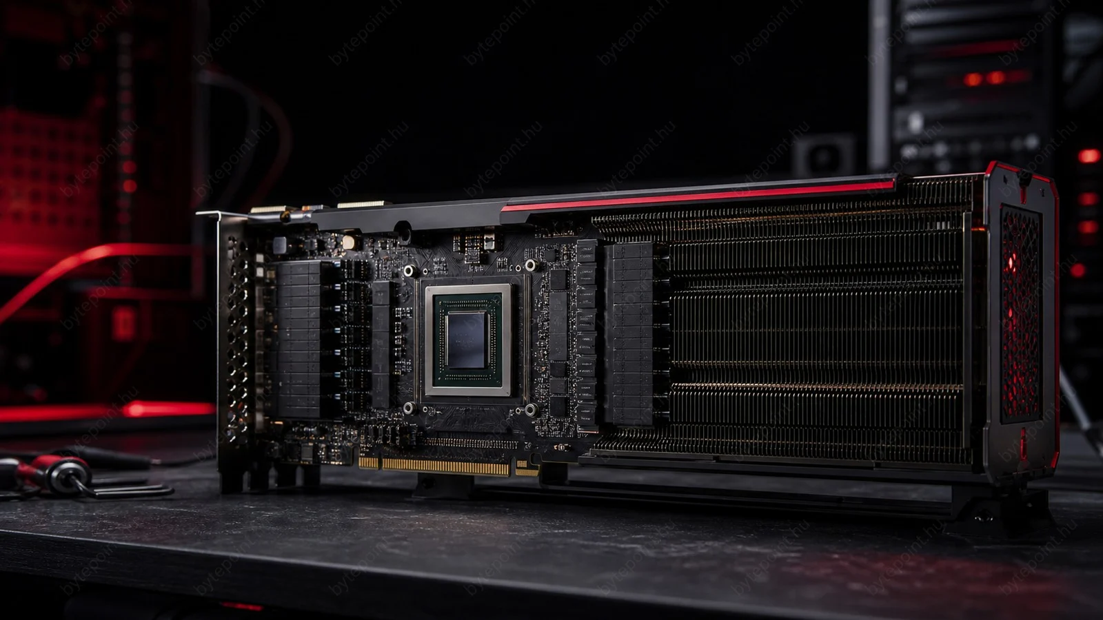 AMD grafikus processzorlapka, technikai illusztráció