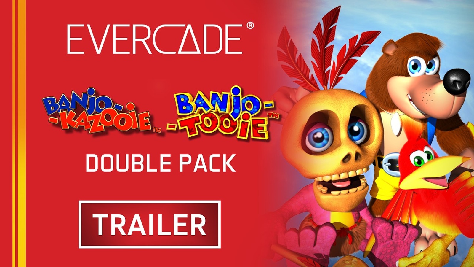Képkocka az Evercade Banjo-Kazooie Double Pack traileréből