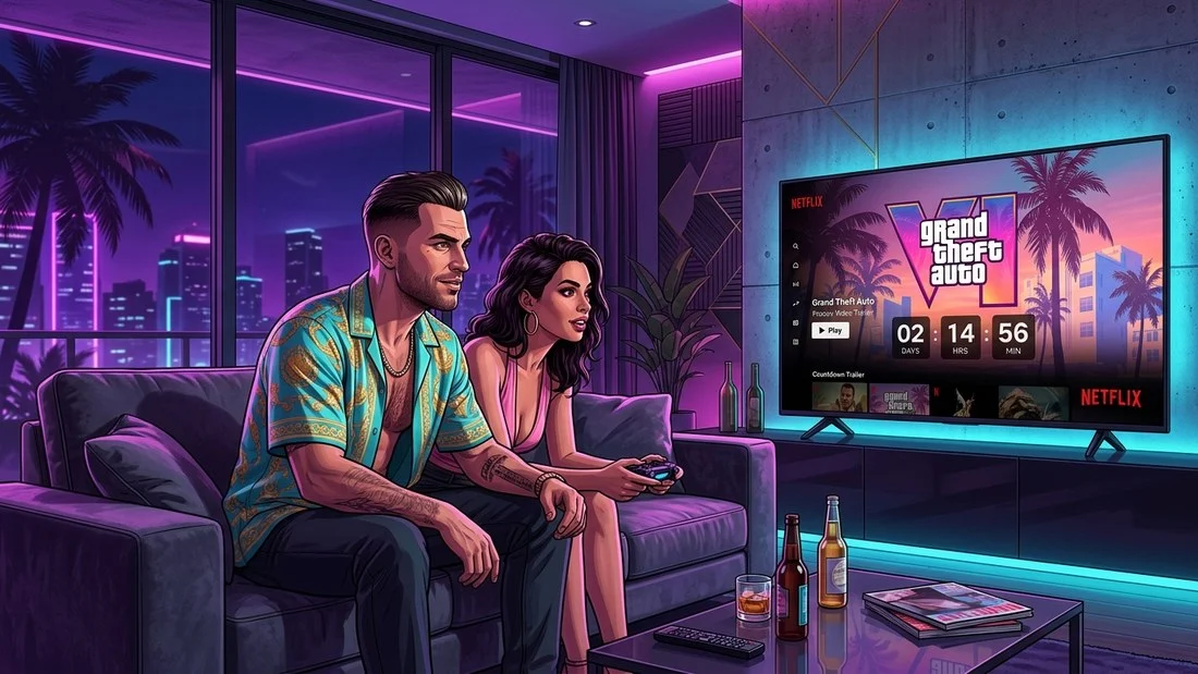 GTA 6 előzetes Netflix bejelentés illusztráció