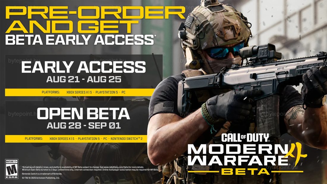 A Modern Warfare 4 bétája augusztusban indul, a kampány is beköszönhet