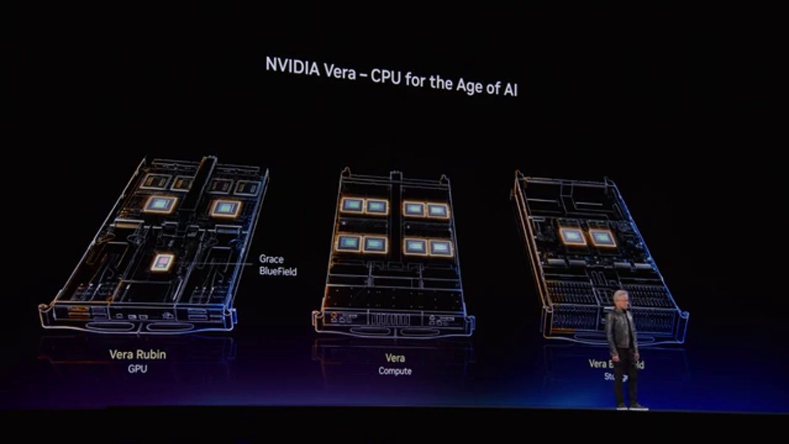 NVIDIA Vera Rubin rendszer hivatalos rendezvényfotója