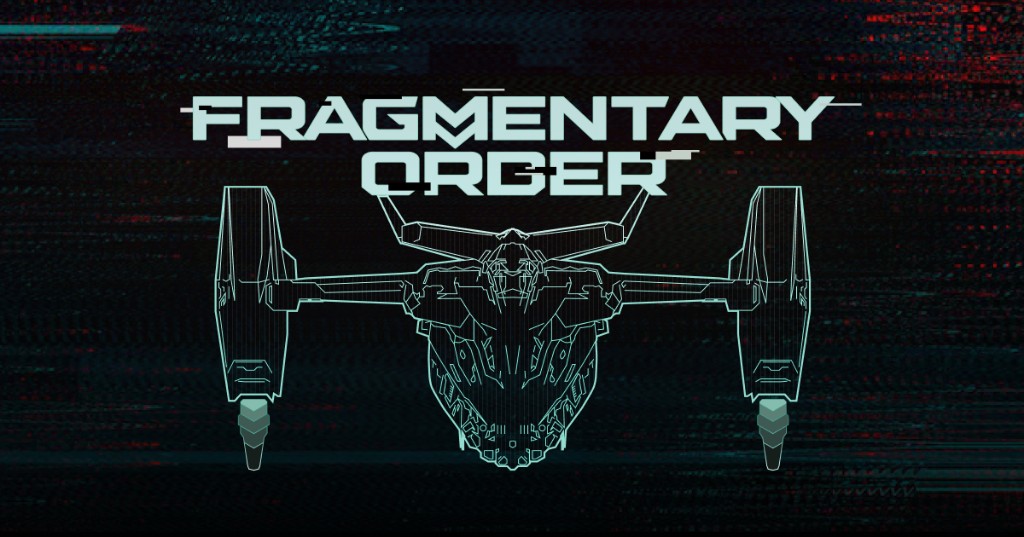 A Fragmentary Order hivatalos képe egy futurisztikus VTOL-járművel
