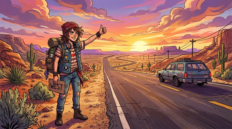 Road 96 folytatás teaser illusztráció