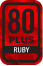 80 PLUS Ruby minősítési jelvény