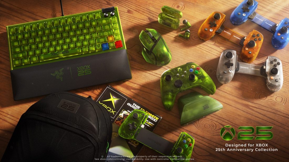 Áttetsző zöldben tér vissza a klasszikus Xbox-hangulat a 25. évfordulós kollekcióban