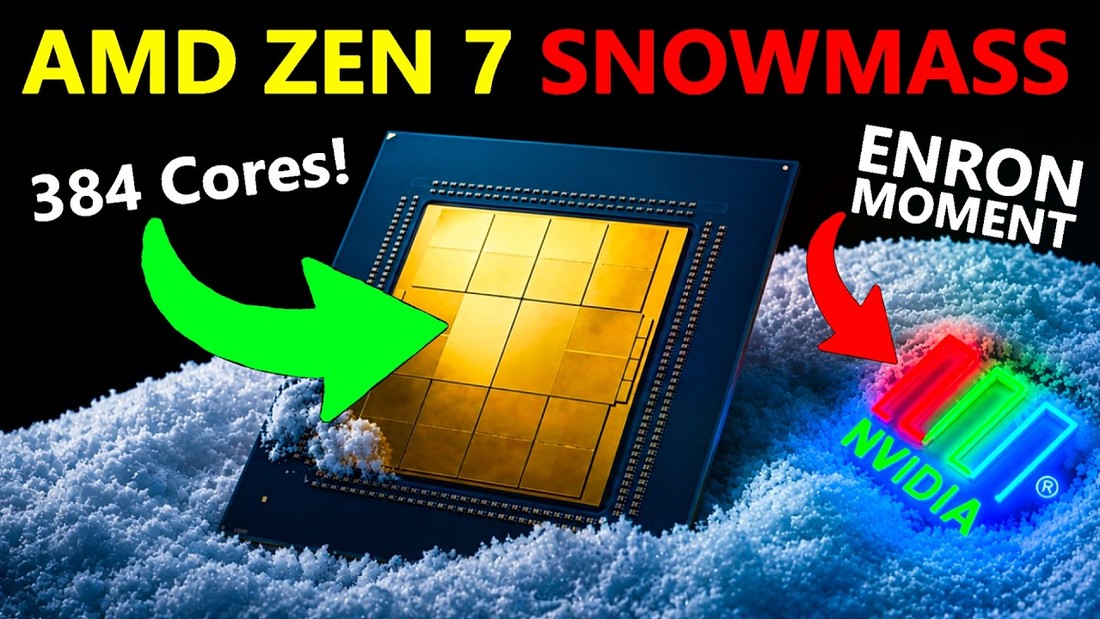 AMD Zen 7 Snowmass: Akár 384 magos EPYC szerverprocesszorok érkezhetnek a szivárgás szerint