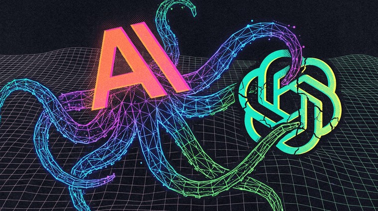 Illusztráció az OpenAI és Hugging Face ellen végrehajtott koordinált ágens-támadásról